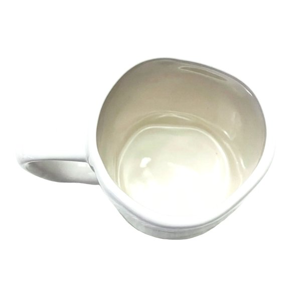 Rae Dunn White with Large Black Letters Coffee Mug, "Give Thanks" - Picture 5 of 5